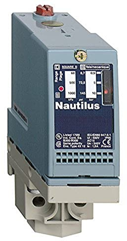 Schneider Electric XMLA010C2S11 Pressure Switch 1CO 10Bar, Electromechanical 10Bar Hydraulic Oils,Fresh Water,Sea Water,Air,Corrosive Fluid