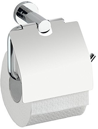 Wenko 19356100 Toilettenpapierhalter Valente mit Deckel