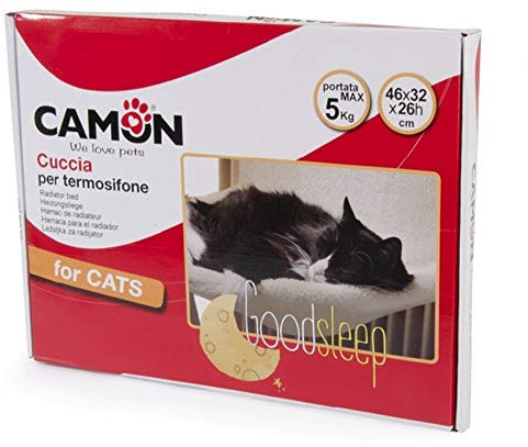CAMON We love pets CG002 Hängematte für Katzen, Weiß