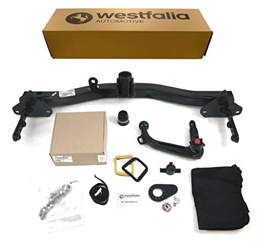 Westfalia Abnehmbare Anhängerkupplung für Fiat 500 X (ab BJ 09/2014) - im Set mit 13-pol. fzg.-spez. Westfalia Elektrosatz