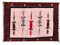 Kascha Sarong Pareo Wickelrock Strandtuch Tuch Wickeltuch Handtuch - Blickdicht - ca. 170cm x 110cm - Braun Lachs Batik mit Gecko Motiv Handgefertigt inkl. Kokos Schnalle in Rauteform