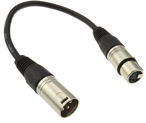 kenable PULSE 3 Pin XLR Plug to 5 Pin DMX Female Socket Adapter Cable 20cm