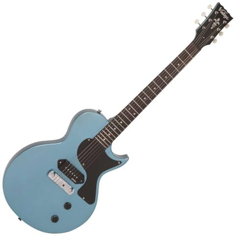 VINTAGE V120 ReIssued Electric Guitar ~ Gun Hill Blue