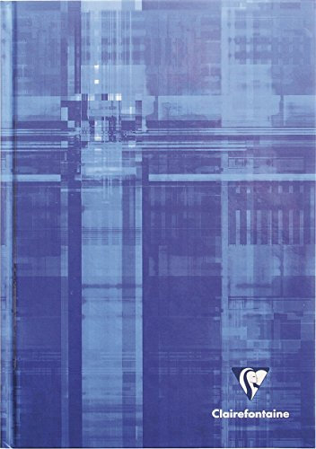 Clairefontaine 9518C Kladde A5, starker Deckel, kariert, 96 Blatt, blau