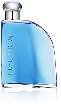 Nautica Blue Eau de Toilette 3.4 fl oz (Pack of 1), Notes of Basil, Jasmine, and Cedarwood, Men's Fragrance, Long Lasting, Everyday Fragrance, Travel Size