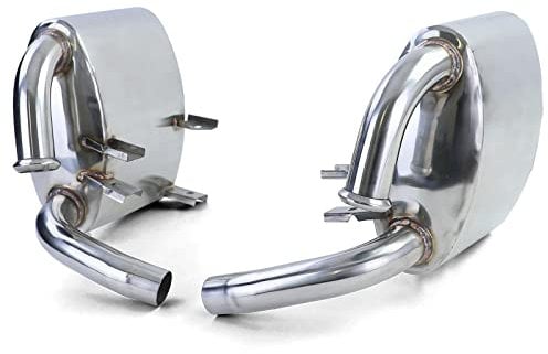 Sport Endschalldämpfer Edelstahl Auspuff für Porsche 911 996 C2 C4 4S 98-05