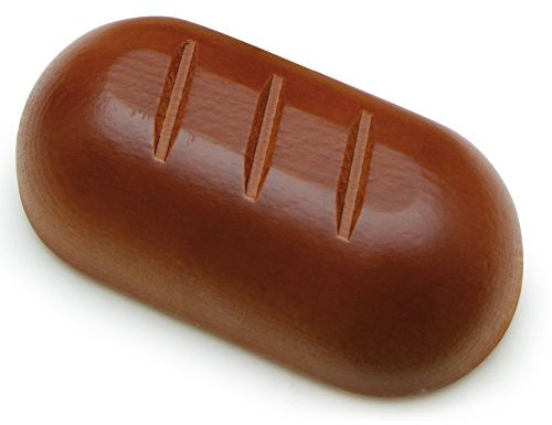 Erzi 13180 Brot aus Holz, Kaufladenartikel für Kinder, Rollenspiele