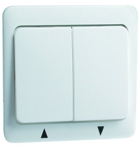 Peha 00187711 Standart Wippe 58 x 49 mm mit Zentralplatte für Kombinationen, reinweiß