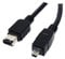 World of Data 1m Firewire Cable (4-6) - 4-pin to 6-pin - IEEE1394 - iLink - Video - Camcorder - DV - 400 - Male to Male