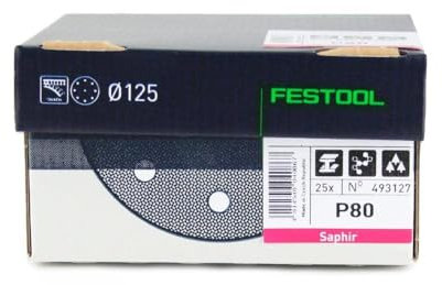 FESTOOL 496627 P80 Körnung Saphire Abrasives (25 Stück)