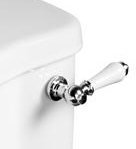 Ideal Standard e4755aa weiß/Chrom Traditionelle Spülkasten-Hebel mit