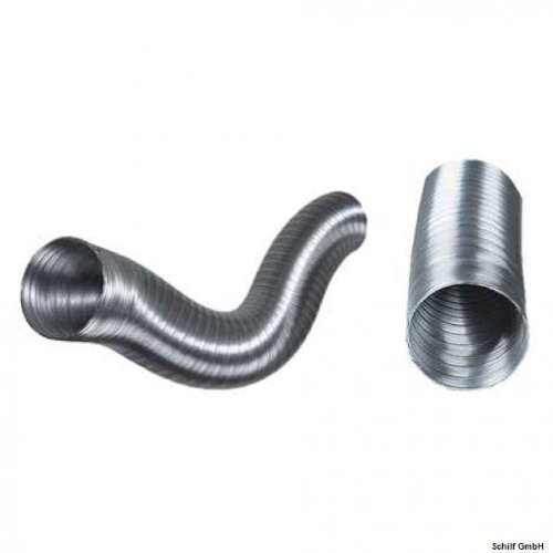 125 mm ALUFLEXROHR ALUFLEX Flexrohr Alurohr Flexschlauch Aluflexschlauch 3 m gestaucht auf ca. 1m Hitzebeständig bis 200 Grad