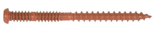 The Hillman Group 42002 Composite Wood Deck Screws, 10 X 3-Inch, Redwood