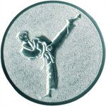 Pokal Emblem Ju-Jutsu 3D - 50 mm/gold