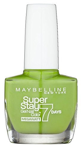 Maybelline SuperStay Mega Watt 7days 660 Lime Me Up Verde esmalte de uñas - esmaltes de uñas (Verde, Lime Me Up, Francia, 1 pieza(s), 20 mm, 78 mm)