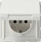Gira Steckdose SCHUKO 045466 KD TX_44 (WG UP) reinweiss, 5 V, Weiß