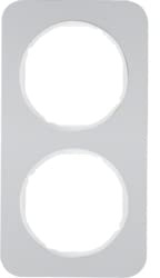 Marco 2E, R.1, aluminio/blanco, brillo