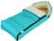 BABYLUX Fußsack LAMMWOLLE 105cm Winterfußsack Kinderwagen- Babyschale- Fußsack (Minze)