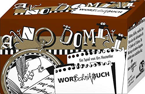 ABACUSSPIELE 09071 - Anno Domini - Wort Schrift Buch, Kartenspiel - schätzen - bluffen - zweifeln