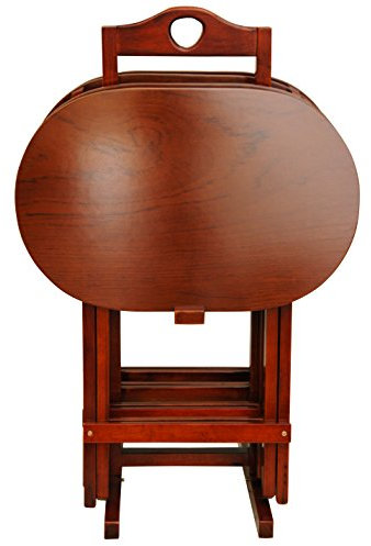 ORIENTAL Furniture Ensemble plateau TV en palissandre Miel