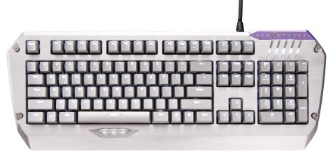 Tesoro Colada Saint - Aluminum LED Mechanische Tastatur (Cherry MX-Schwarz, QWERTY - Englisches Tastaturlayout)