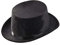 W WIDMANN MILANO Party Fashion - Zylinder aus Samt, Kopfbedeckung, Accessoire, 18. und 19. Jahrhundert, Karneval