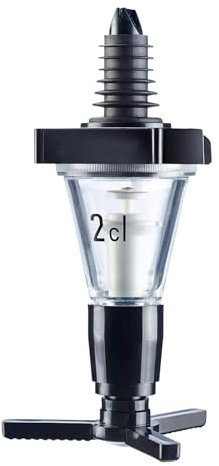 Westmark Doseur de Spiritueux, Unité de Mesure/Capacité: 2 cl, Plastique, Standard, Noir/Transparent, 92202260