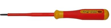 Bernstein Werkzeug Schraubendreher, 100 x 3,5 mm mit 2-Komponenten Heft, 14-652 VDE