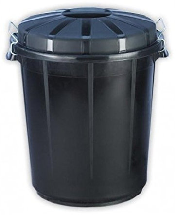 JARDIN202 - Barreño de plastico 100 litros Negro