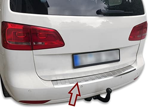 Ladekantenschutz Edelstahl MATT kompatibel für VW TOURAN 1T3 | 2010-2015 | mit Abkantung | premium Qualität von RECAMBO