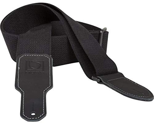 BOSS Gitarrengurt aus Baumwolle, 5,1 cm breit, Schwarz (BSC-20-BLK)