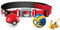 Pokemon T19220 Pokémon Pokeballgürtel mit Pokebällen Version 2, unisex-child, Rot/blau