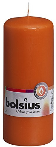 bolsius 103614600136 Stumpenkerze, Paraffin Wax, Mango