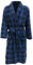 John Christian Vestaglia da Camera con Disegno Scozzese a Scacchi (Tartan), Blu, Uomo (XXL)