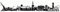 Samunshi® Rostock Skyline Aufkleber Sticker Autoaufkleber City Gedruckt - 20x3,8cm schwarz