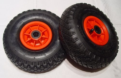 2 x Luftbereifung 260mm Sackkarrenrad Bollerwagenrad 4 PR 4 Lagen