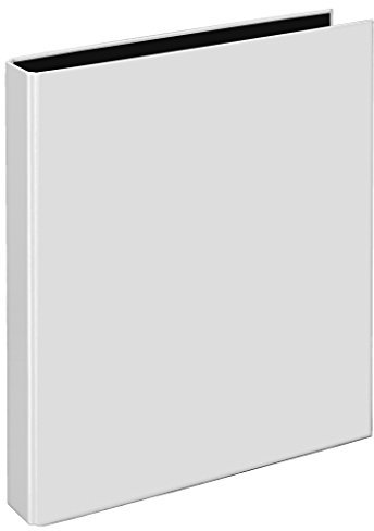 VELOFLEX 4143290 - Ringbuch VELOCOLOR Classic, Ordner, Ringordner, 4-Ring-Mechanik, DIN A4, Karton, weiß, 1 Stück