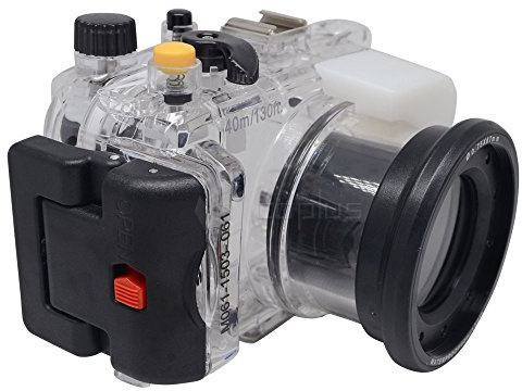 Mcoplus 40M/130ft Waterproof Underwater Camera Housing Diving Case for Sony DSC-RX100