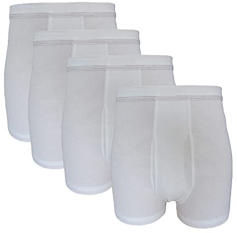 HERMKO 3942 4er Pack Herren Pagen aus Bio-Baumwolle (Doppelripp) - sehr hoher Leib