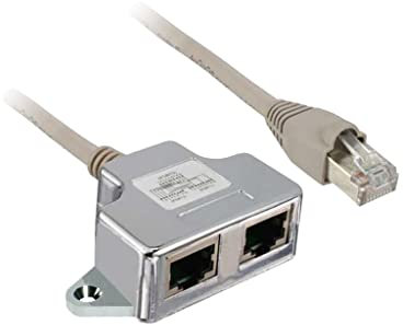 TE RJ45 MODBUS 0,3 M silber
