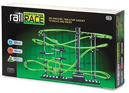 Marble Run - Glow in The Dark Rail Race Track 10m