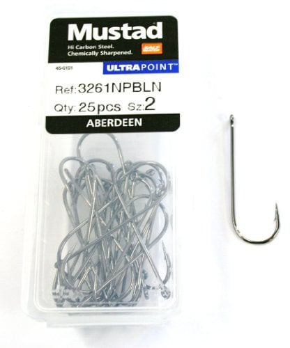 Mustad Aberdeen 3261NP-BN Size 2 Qty-25