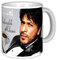 Shahrukh Khan Kaffeebecher, Tasse, Kaffeepott, Coffee Mug (H=9.5cm, 200ml, Keramik) (Fanart-661)