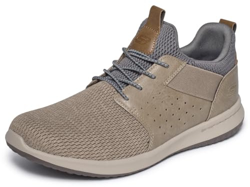 Skechers Herrenschuhe, Relaxed Fit: Braver Rayland, Schwarz | Lässig, luftgekühlter Memory-Schaum, Skech-Strick-Mesh, leicht, vegan