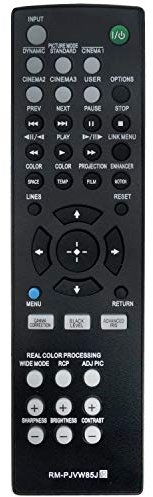 RM-PJVW85J Replace Remote Control - VINABTY RMPJVW85J Remote Control Replacement for Sony BRAVIA VIDEO 3LCD 3D Projector VPLVW90ES RM-PJVW60 Remote Control
