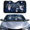OK Cars AZ-SAA-042 Auto Frontscheibe, Sonnenschutz für die Windschutzscheibe, Frontscheibenabdeckung mit Motiv Polizei, 130x70cm