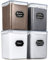 Wildone Large Food Storage Containers 5.2L /175oz, 4 Piece BPA Free Plastic Airtight Food Storage Containers for Flour, Sugar, Baking Supplies, Kitchen & Pantry Containers with 20 Labels - Gray