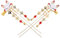 Lurrose 2Pcs Japanische Geisha Haarspangen Chinesische Vintage Quaste Haarnadel Kimono Braut Hanfu Haarschmuck für Frauen Mädchen