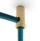 AMARCORDS - 2 Aluminium Deckenpins vertikale Dezentralisatoren und Kabelschellen mit sichtbarer Kabelverstellung Für vertikale Drop-Down-Lampen und -Abhängungen. Farbe GOLD