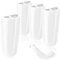 com-four® 4x Luftbefeuchter Heizung - Heizkörper Luftbefeuchter konisch - Heizung Wasserverdunster aus Keramik (weiß - konisch)